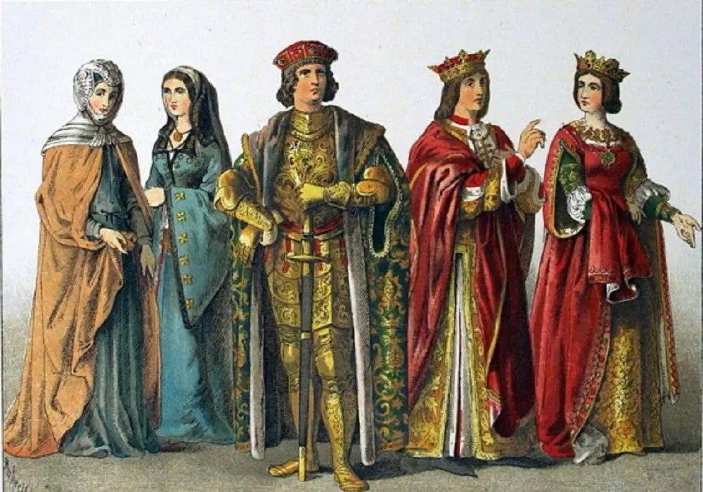moda en la epoca medieval - Cómo eran las faldas en la Edad Media