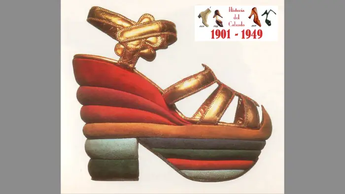 moda de los 70 zapatos - Cómo eran los zapatos en 1940