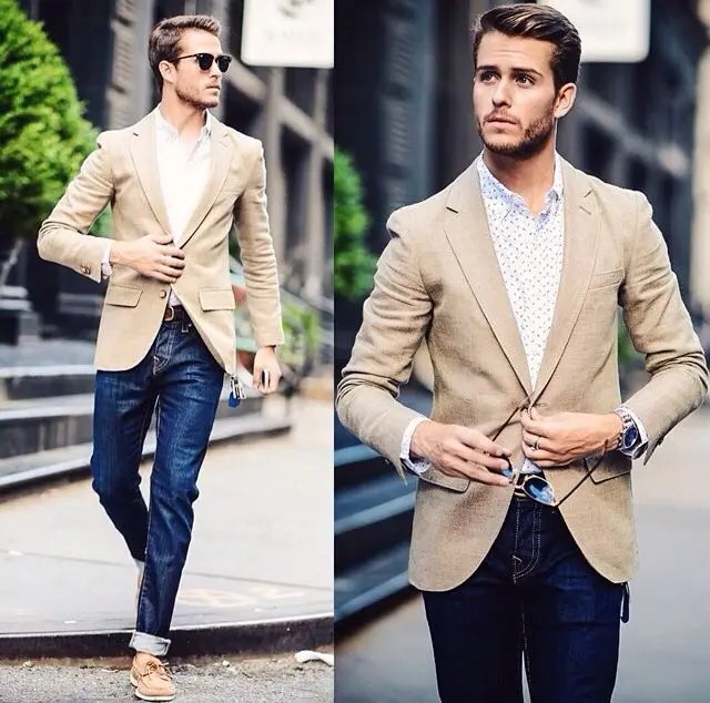 moda hombre arreglado pero informal - Cómo es un outfit semi formal hombre