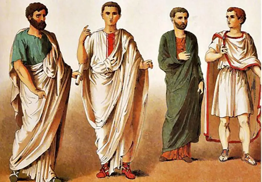 moda en la edad antigua - Cómo se abrigaban en la antigüedad