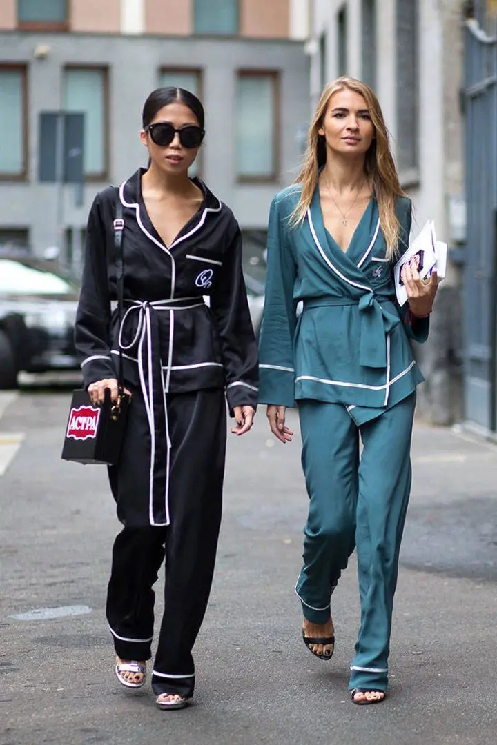 moda estilo pijama - Cómo se llama la ropa que parece pijama