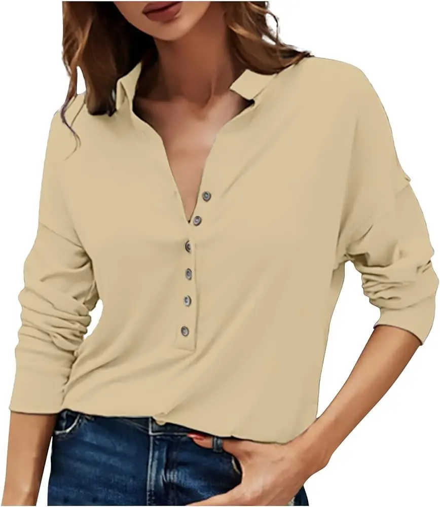 blusas de moda con botones - Cómo se llaman las camisas que tienen botones