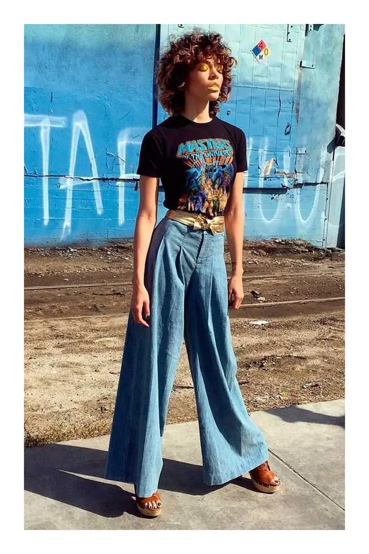 moda de los 80 con jeans - Cómo se llaman los pantalones de los 80s