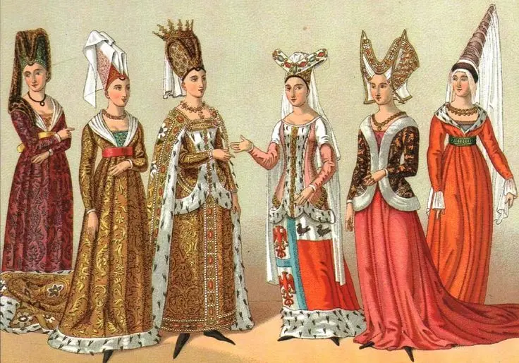 historia de la moda medieval - Cómo se vestían las mujeres de la época medieval