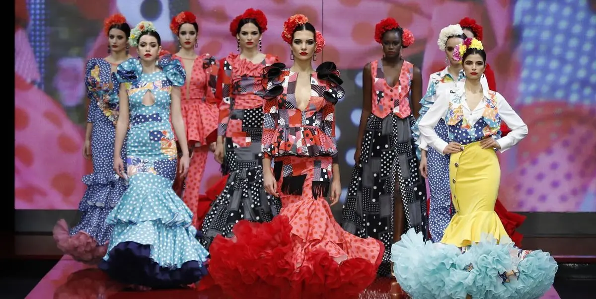 diseñadores moda flamenca - Cuántos metros se necesita para hacer un traje de flamenca
