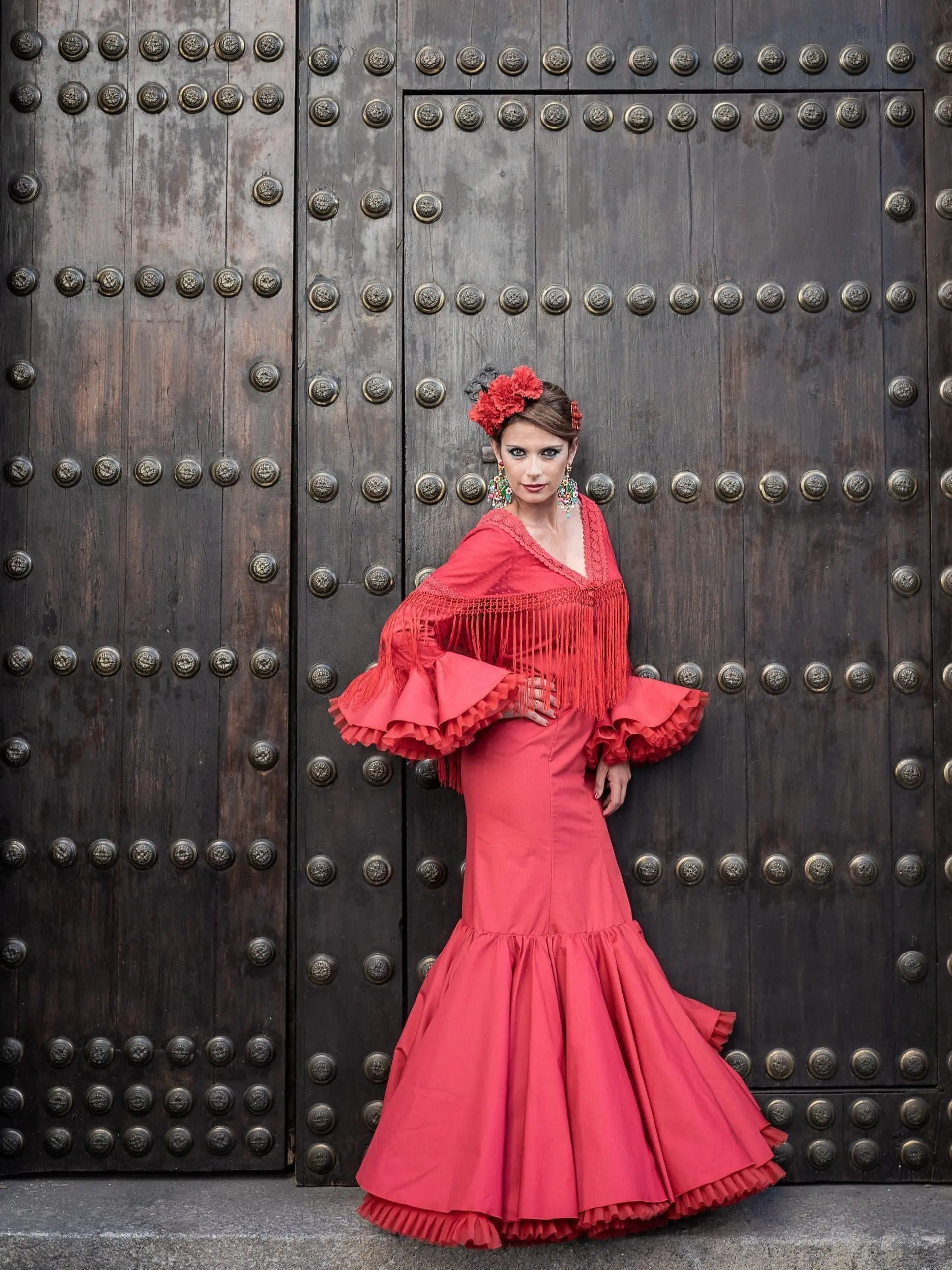 flamenca.com - moda flamenca trajes flores y complementos de flamenca - Dónde se ponen las flores de flamenca