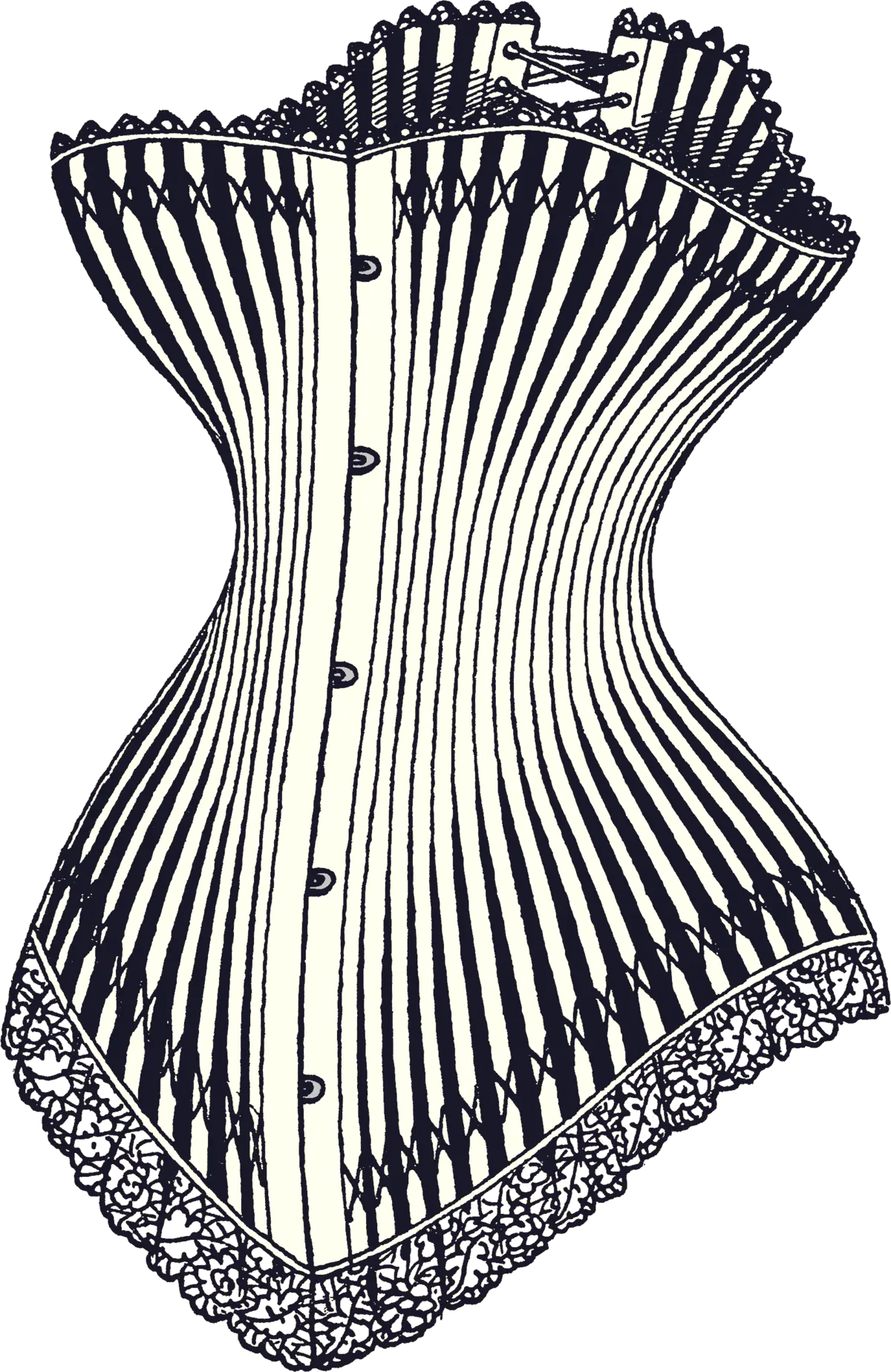 historia del corset moda - Por qué se creó el corset