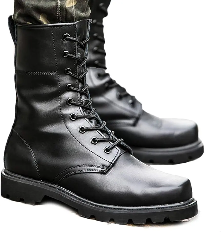 botas militares moda hombre - Qué botas usa la policía