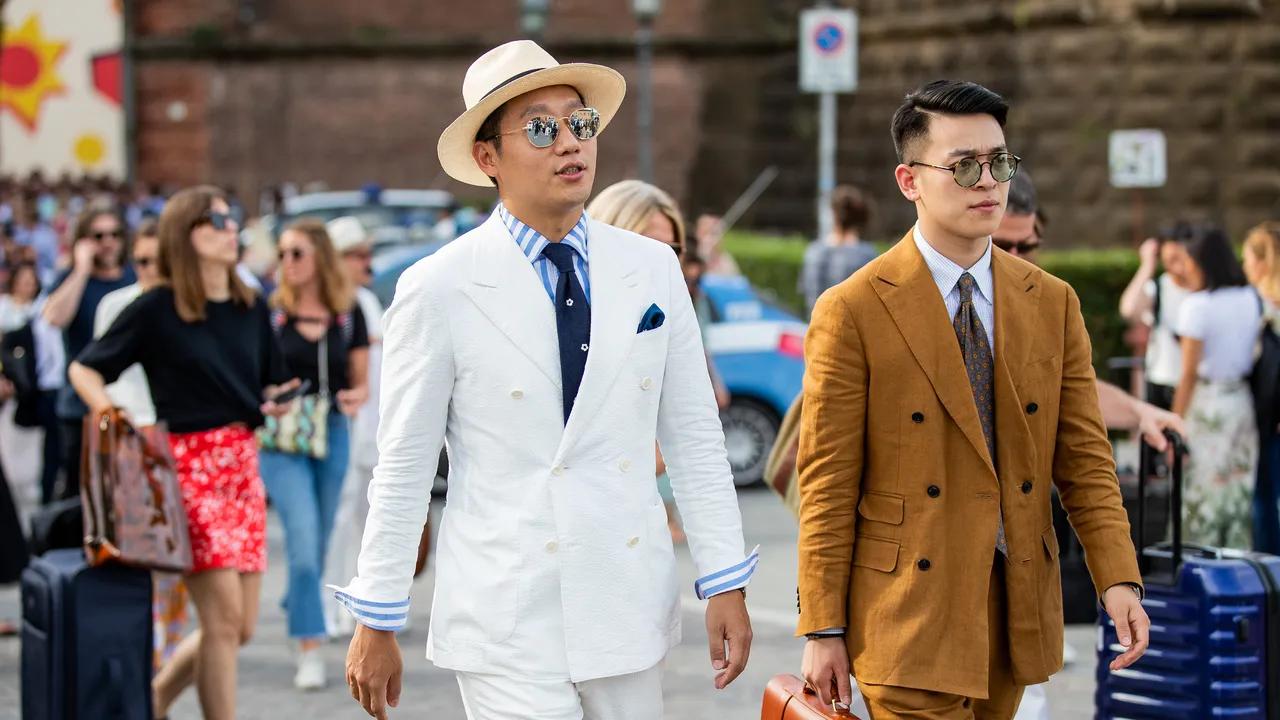 moda blanco hombre - Qué camisa combina con traje blanco