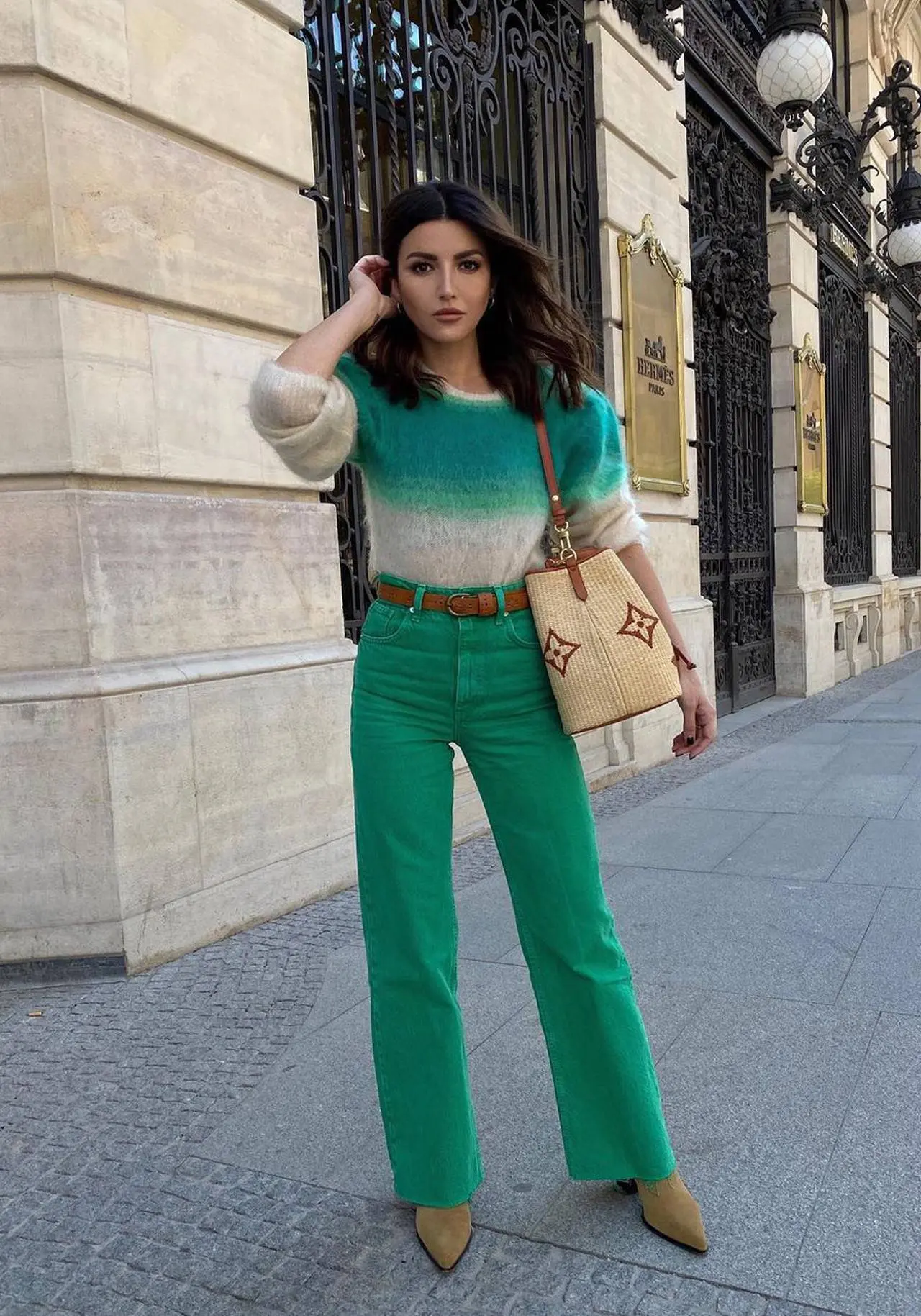 moda pantalon verde mujer - Qué combina con un pantalón verde mujer