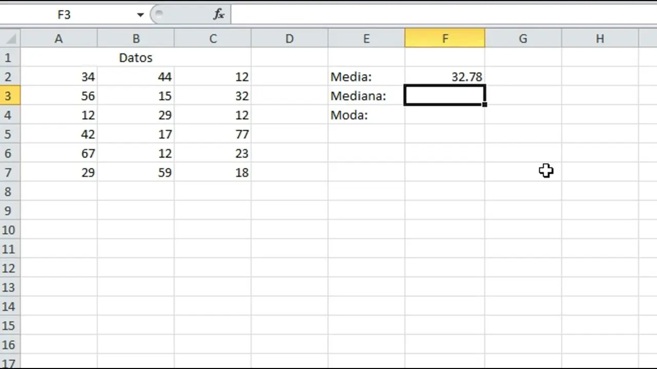 como hallar la moda en excel - Qué es moda en Excel ejemplos