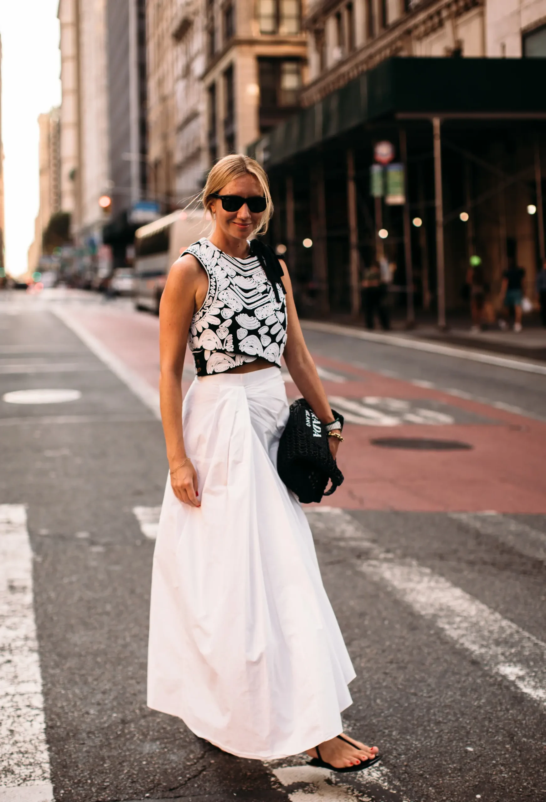 faldas blancas largas de moda - Que le queda a una falda blanca