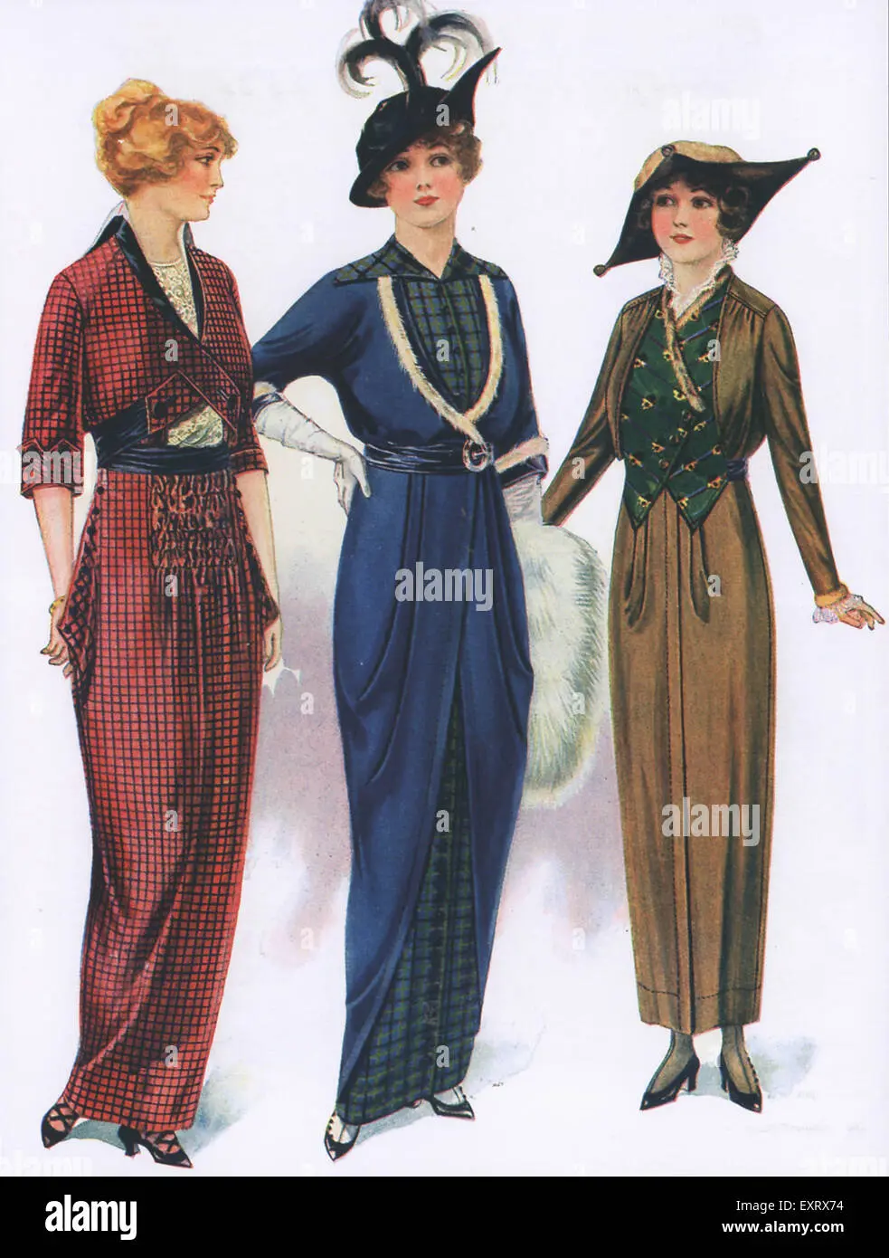 moda 1910 mujeres - Que usaban las mujeres en 1910